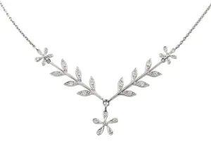 Platinum Estate Cathy Waterman Flower Necklace