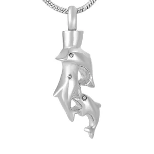 Pod Dolphin Urn Necklace