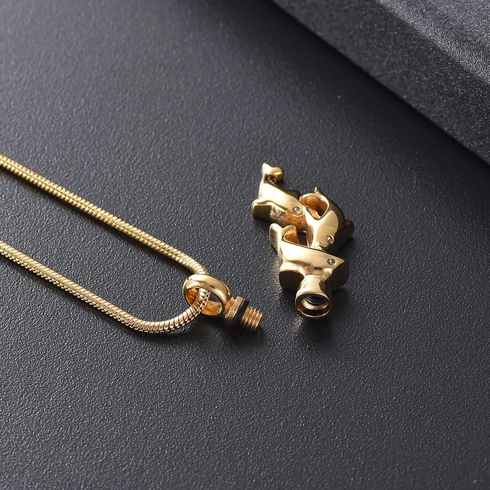 Pod Dolphin Urn Necklace