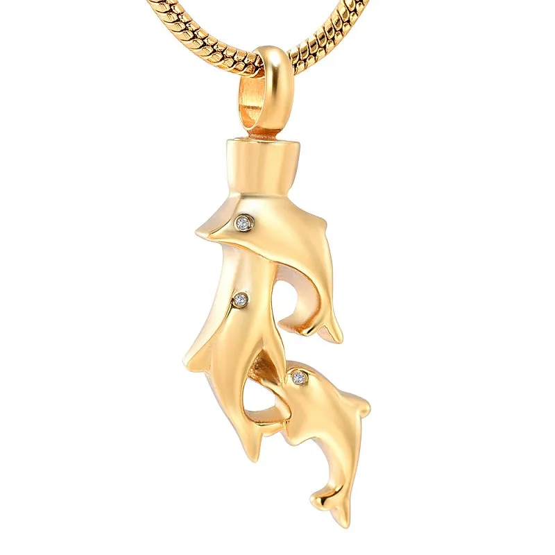 Pod Dolphin Urn Necklace