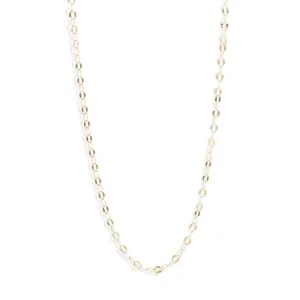Poppy Finch Oval Shimmer Necklace