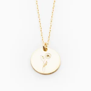 Poppy Necklace - August Flower