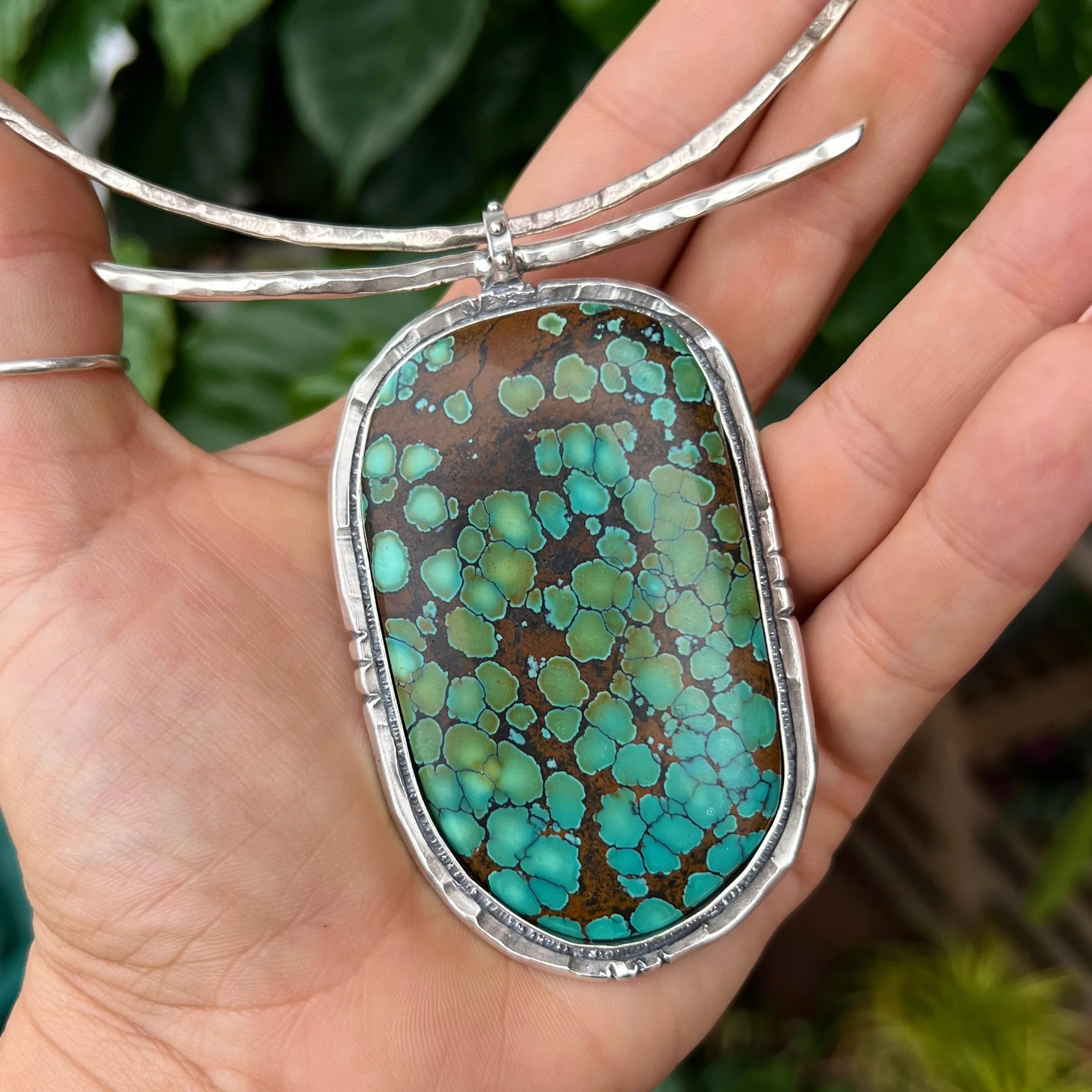 PRE-ORDER FOR CHRYSTAL- Hubei Turquoise Pendant