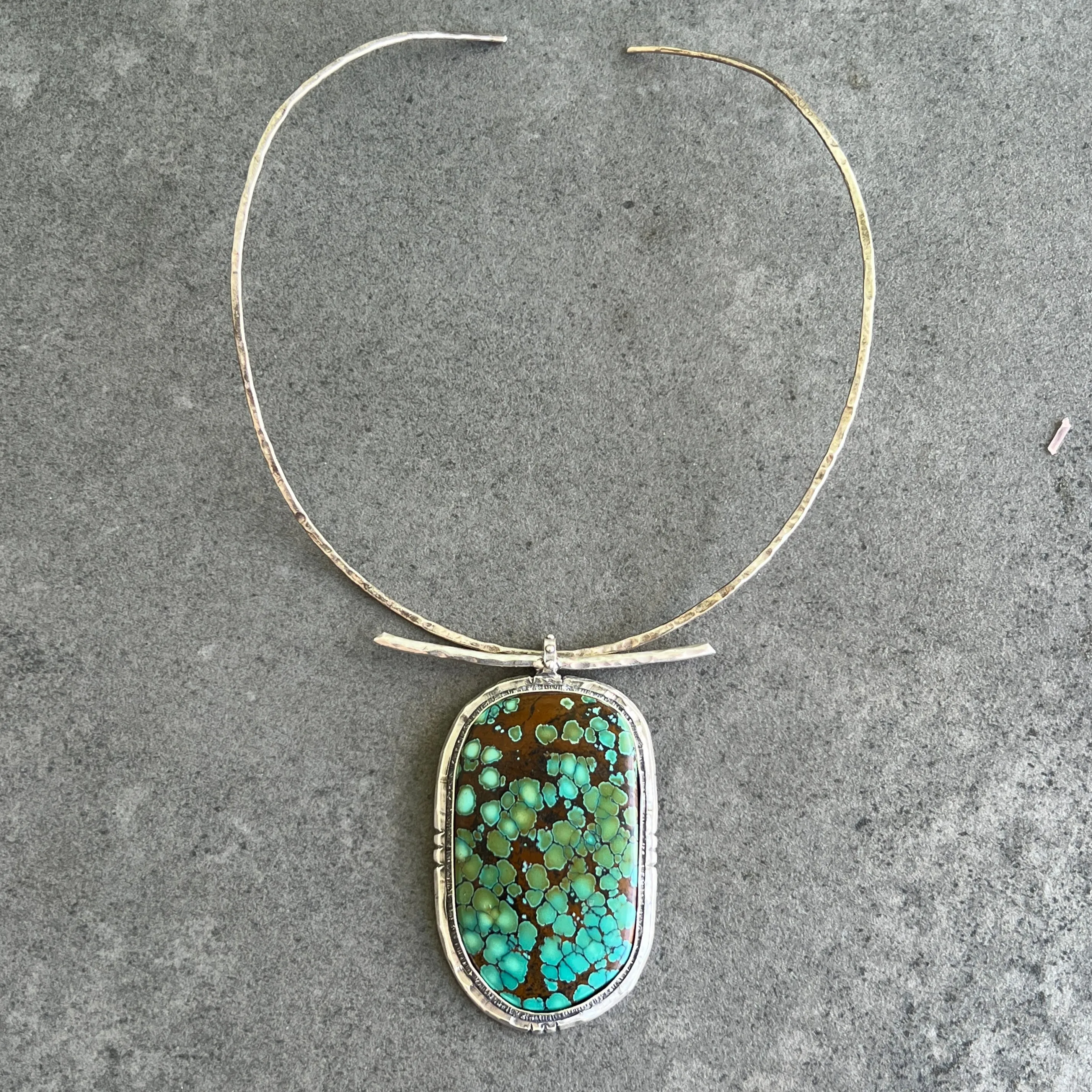 PRE-ORDER FOR CHRYSTAL- Hubei Turquoise Pendant