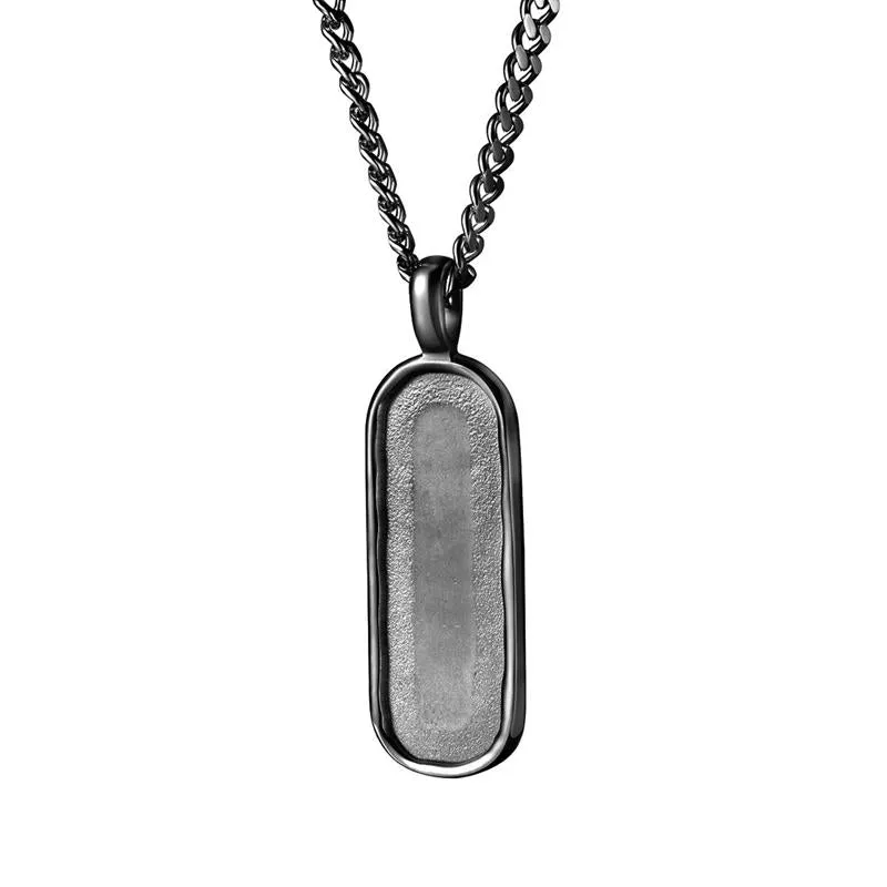 Premium Quality Stainless Steel Personalized Custom Name Necklace Pendant Engraved Mantra Gift for Him and Her