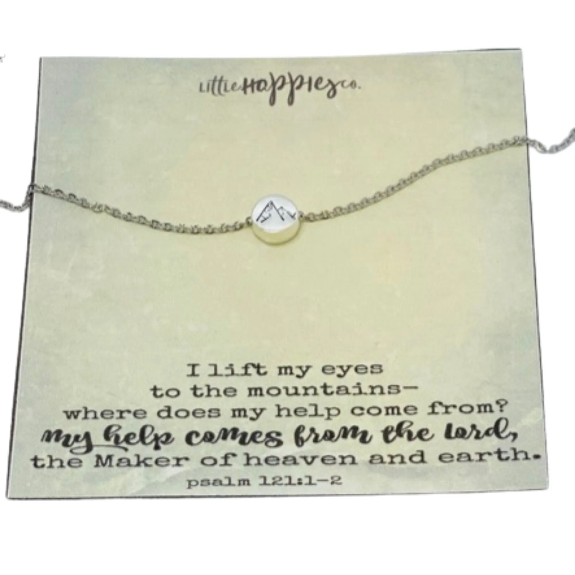 Psalm 121 necklace, Mountain necklace, Positive gifts for friends, Gifts to encourage and inspire, Christian necklace, Christian gifts