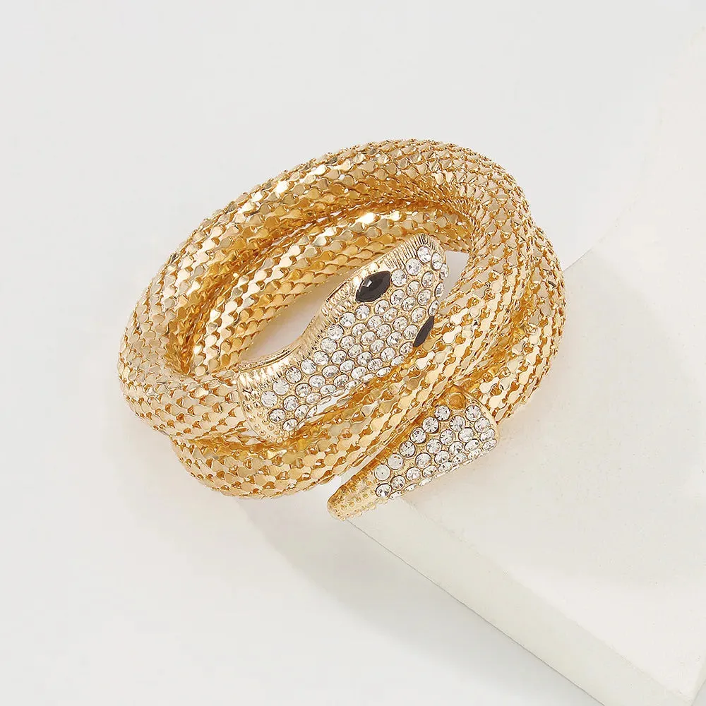 Punk Snake Chain Bracelet Bangles Goth Snake Necklace