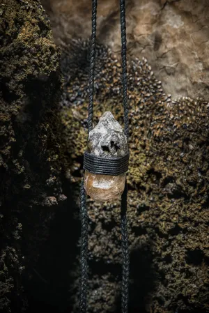 Quartz - Black Braided Rope