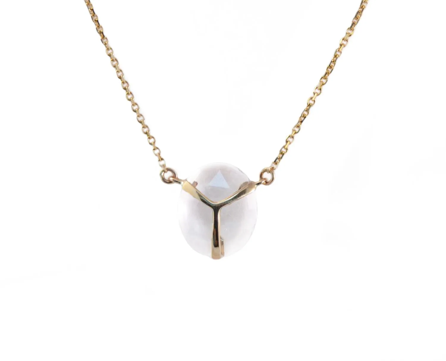 Quartz Scarab Pendant