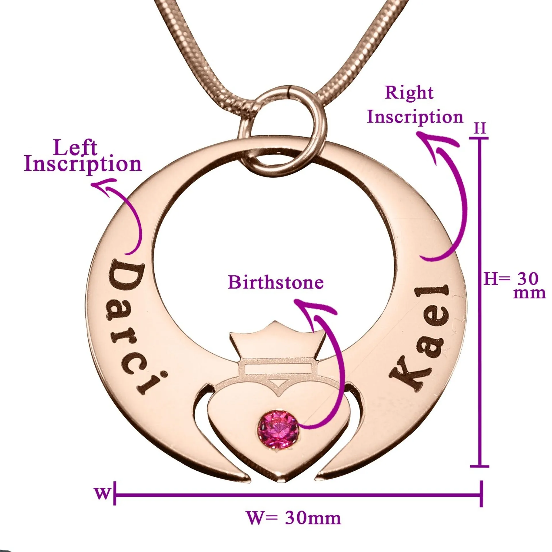 Queen of My Heart Necklace