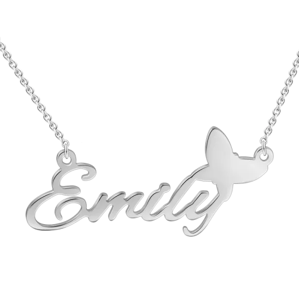 "Amy"Style Personalized Name Necklace Adjustable 16”-20”