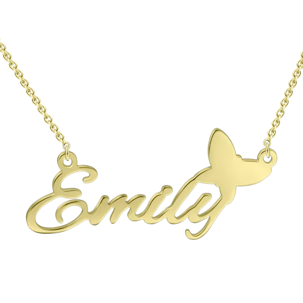 "Amy"Style Personalized Name Necklace Adjustable 16”-20”