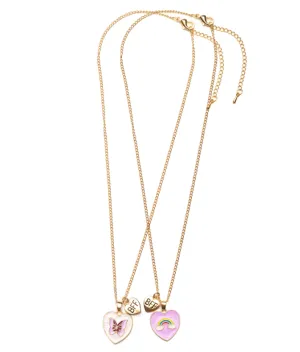 Rainbow Butterfly BFF Necklaces