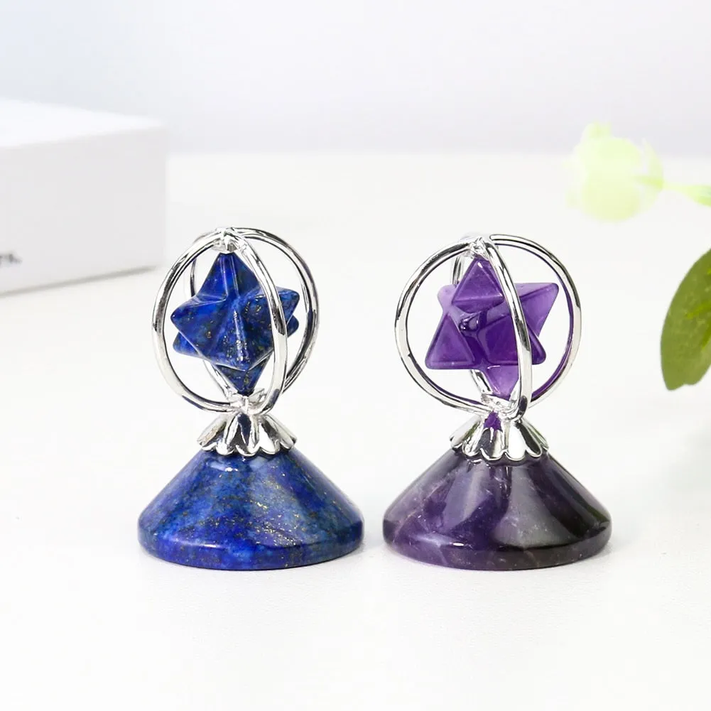 Real Energy Crystal Necklaces | Merkaba Crystals | Kabbalah Jewelry | Merkaba Pendant - Pendants