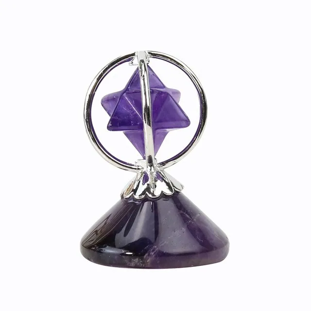 Real Energy Crystal Necklaces | Merkaba Crystals | Kabbalah Jewelry | Merkaba Pendant - Pendants