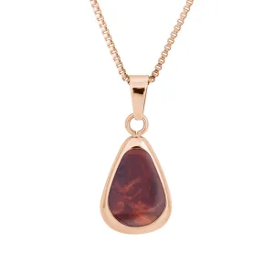 Redwood Drop Necklace - Rose Gold