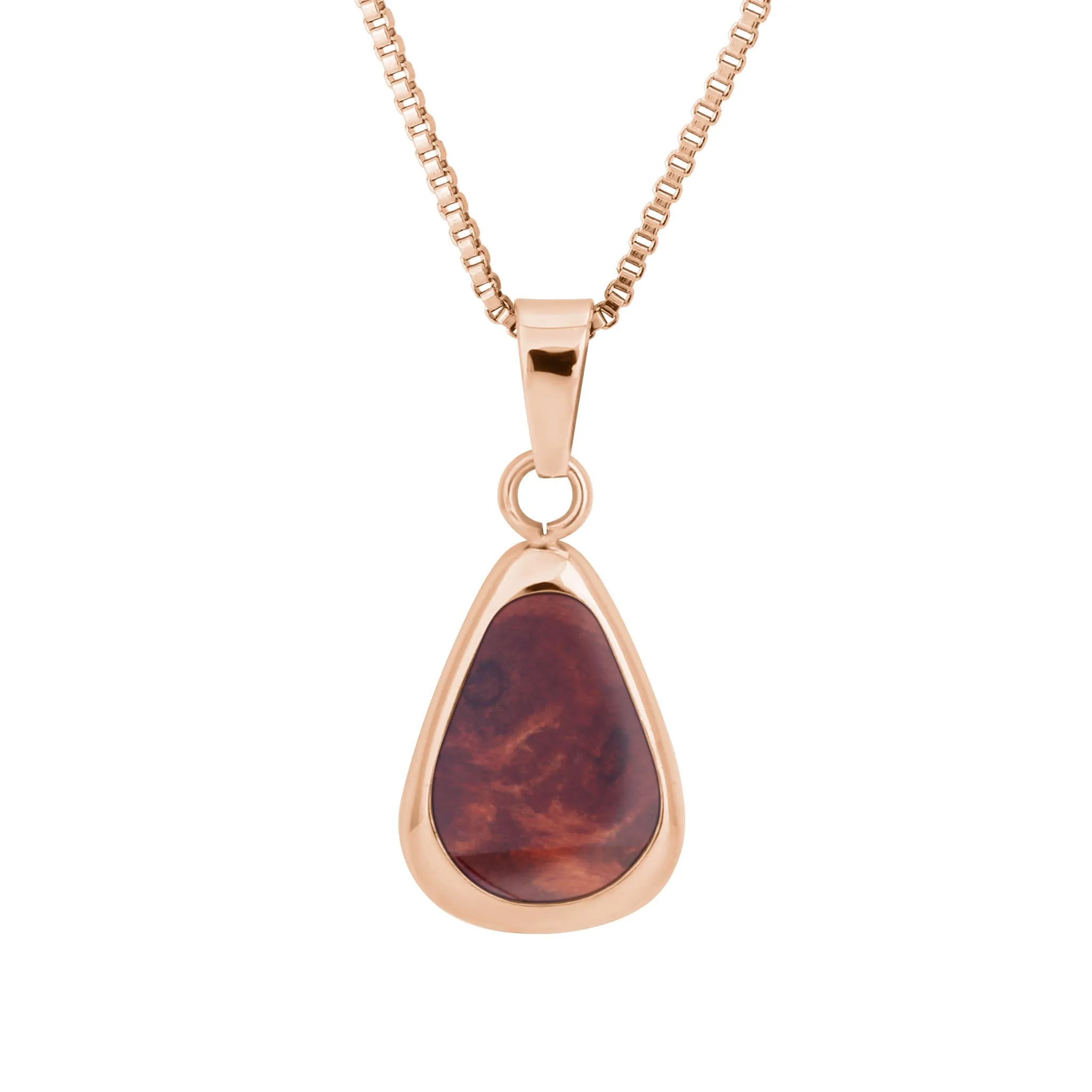 Redwood Drop Necklace - Rose Gold