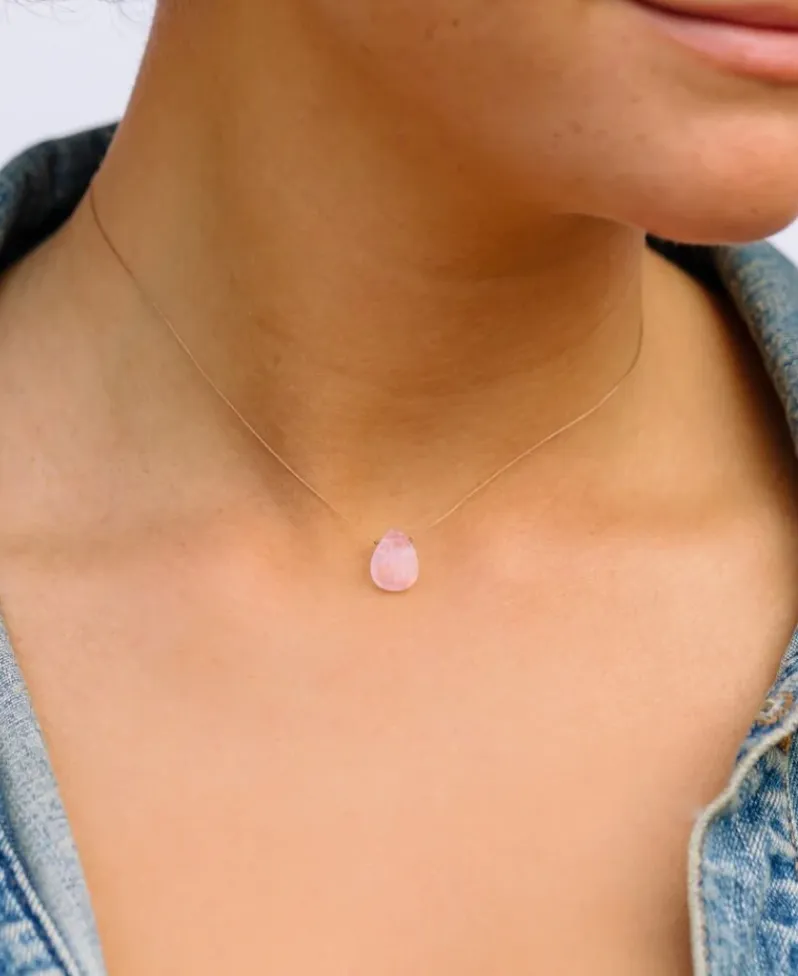 Rose Quartz Soul-Full of Light Necklace for Love