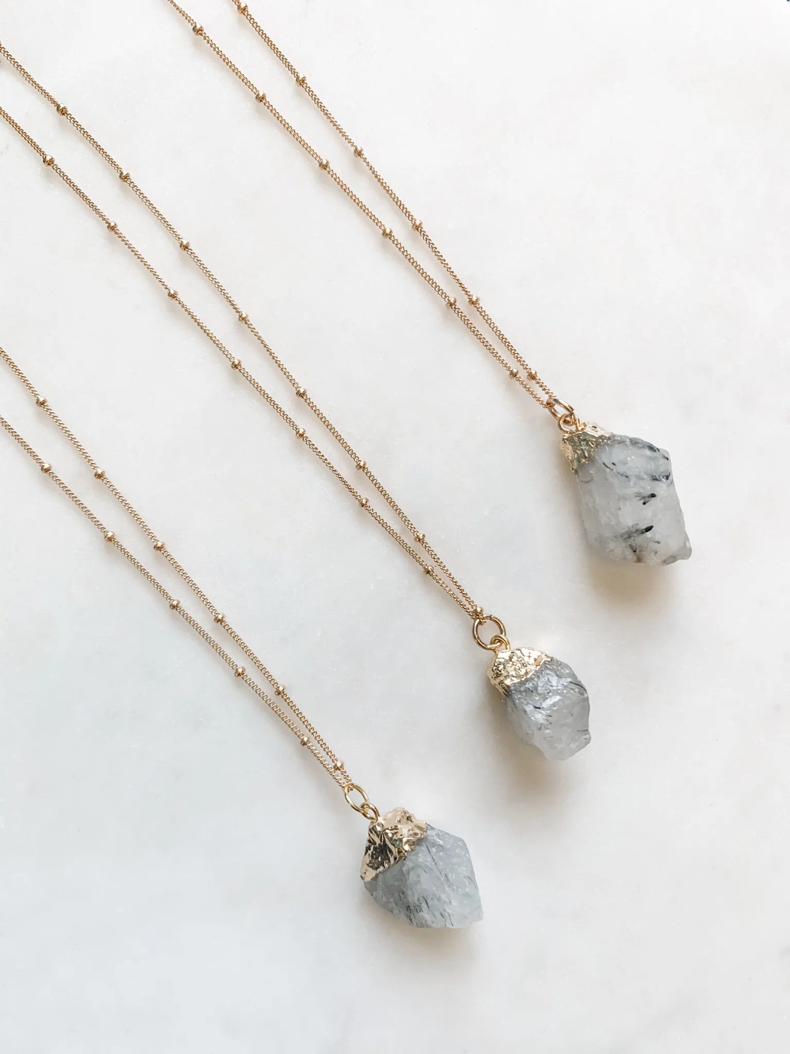 Rutilated Quartz Necklace
