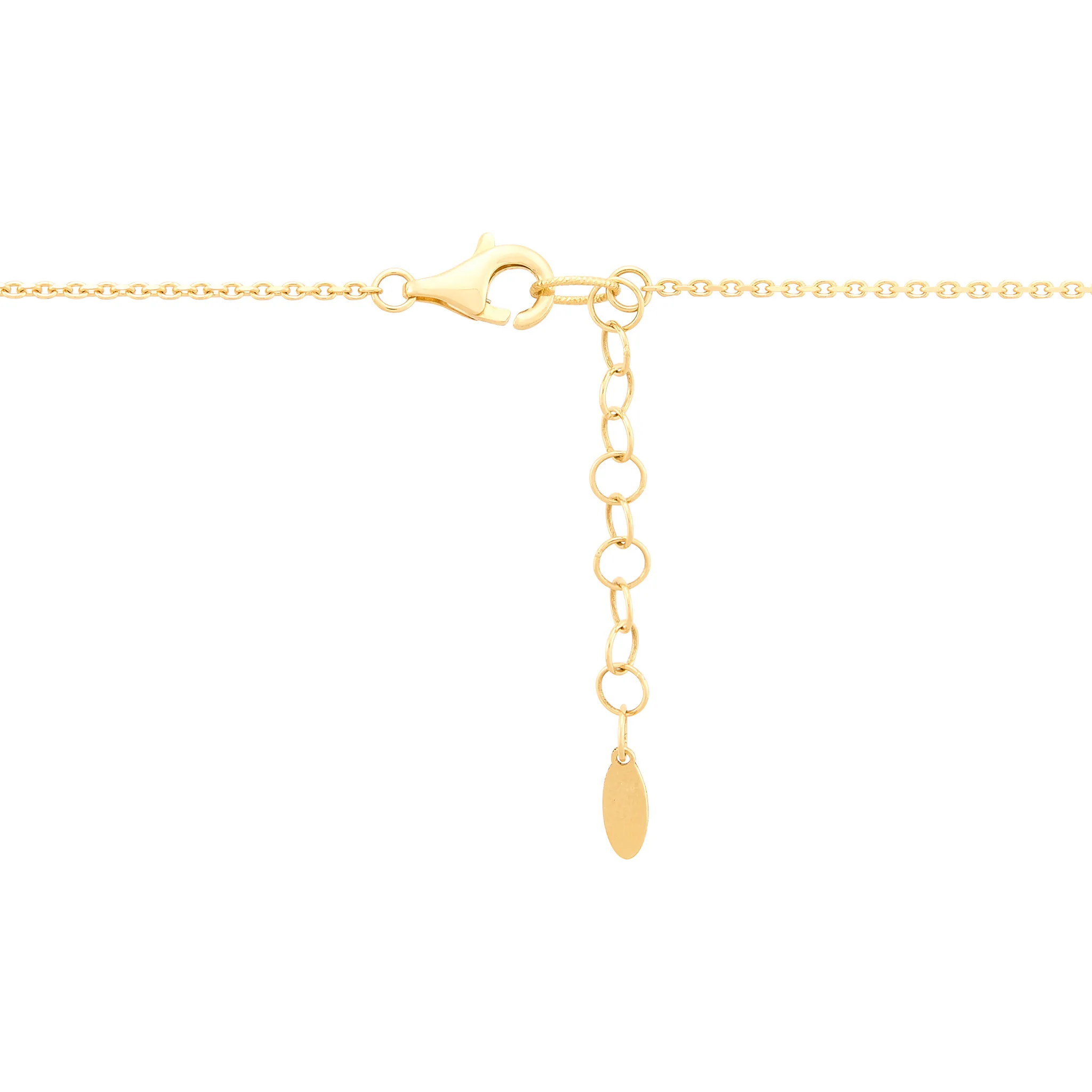 Sabel Collection Yellow Gold Flower Necklace