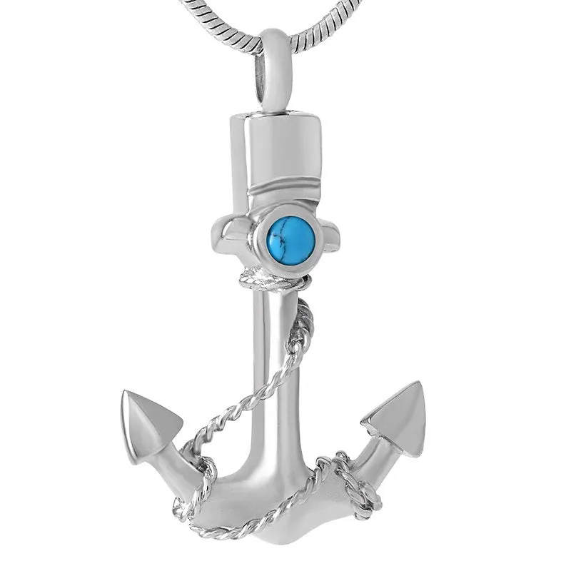 Sailing Anchor Urn Necklace