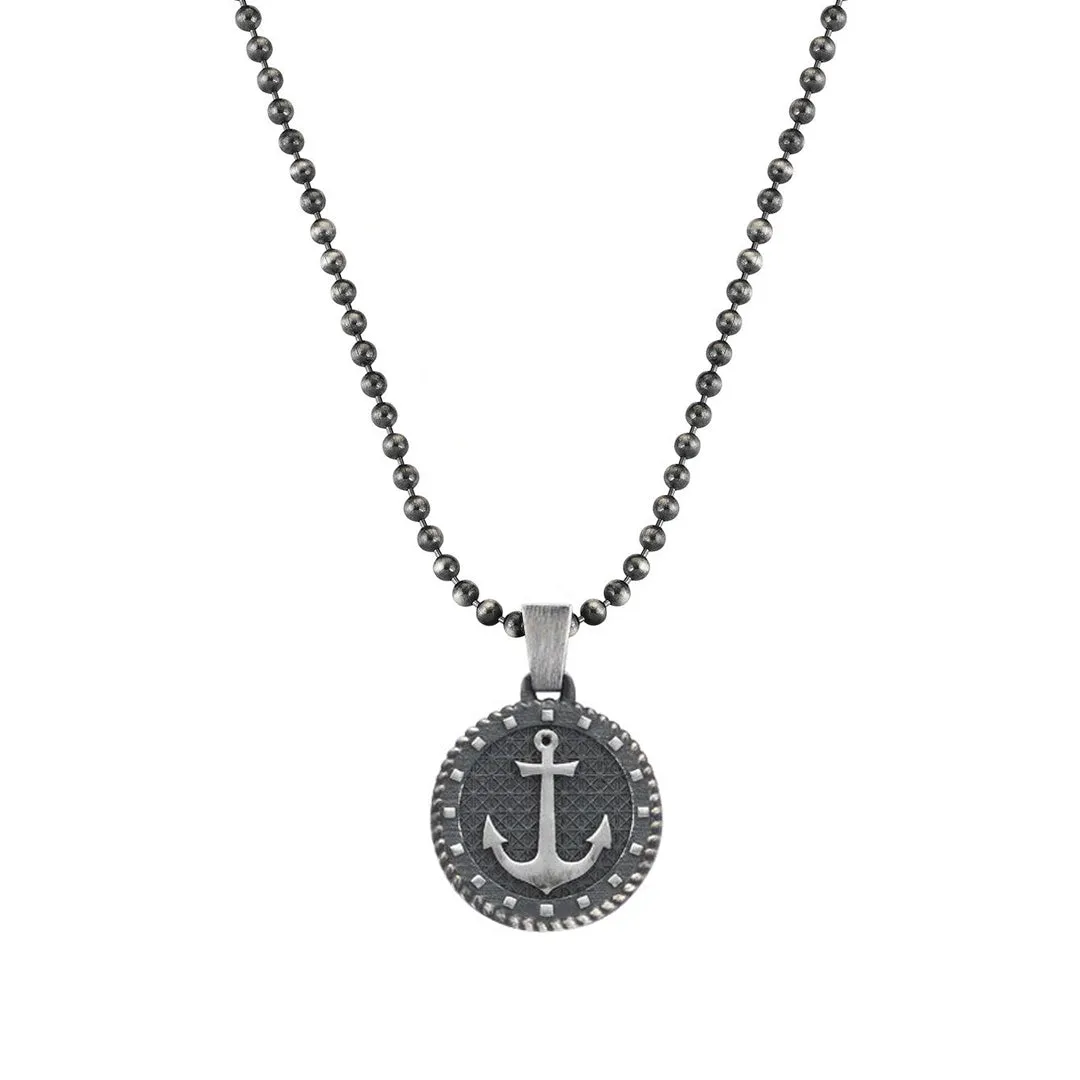 Sailor's Anchor Necklace With Chain