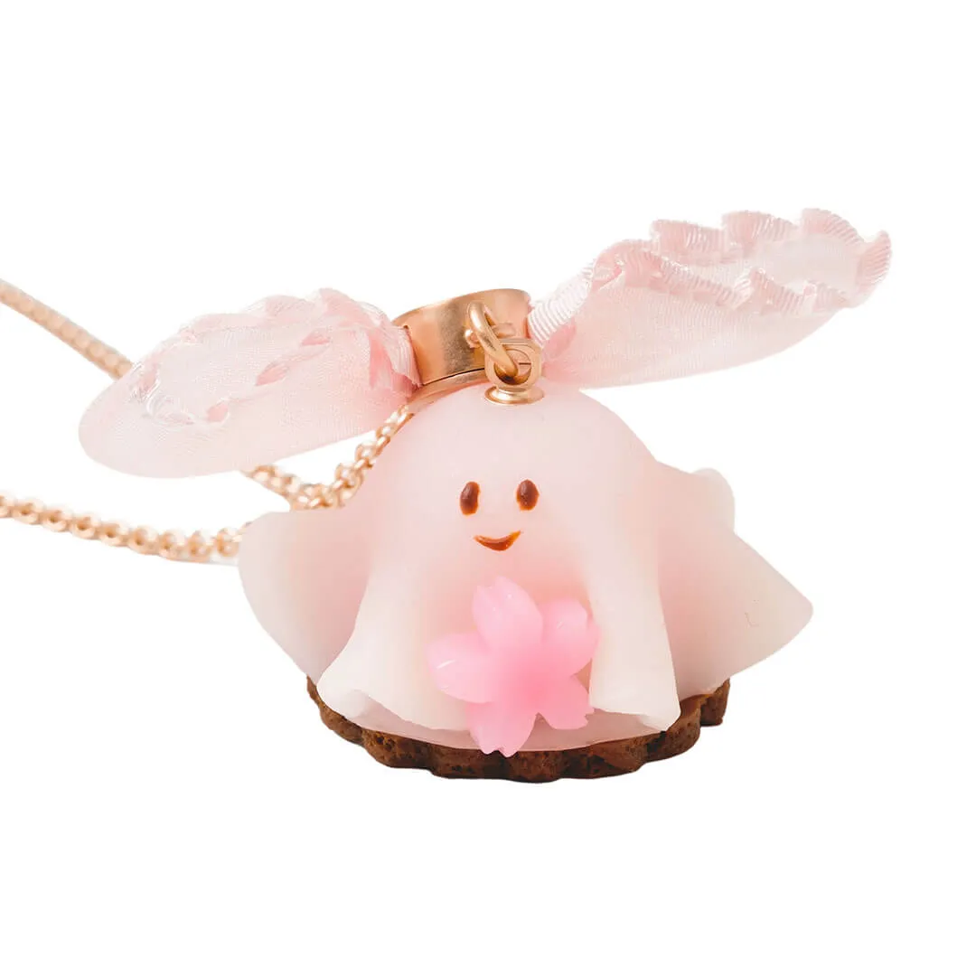 SAKURA Ghost Cake Necklace【Japan Jewelry】