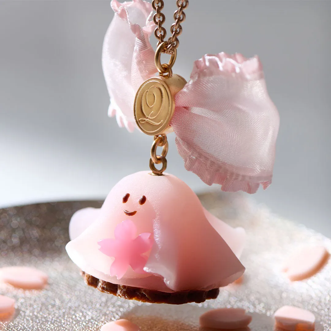 SAKURA Ghost Cake Necklace【Japan Jewelry】