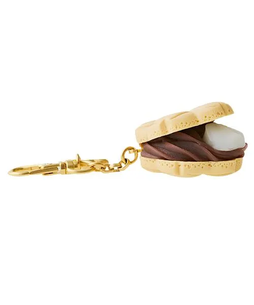 SAKURA Monaka Bag Charm (Beige)【Japan Jewelry】