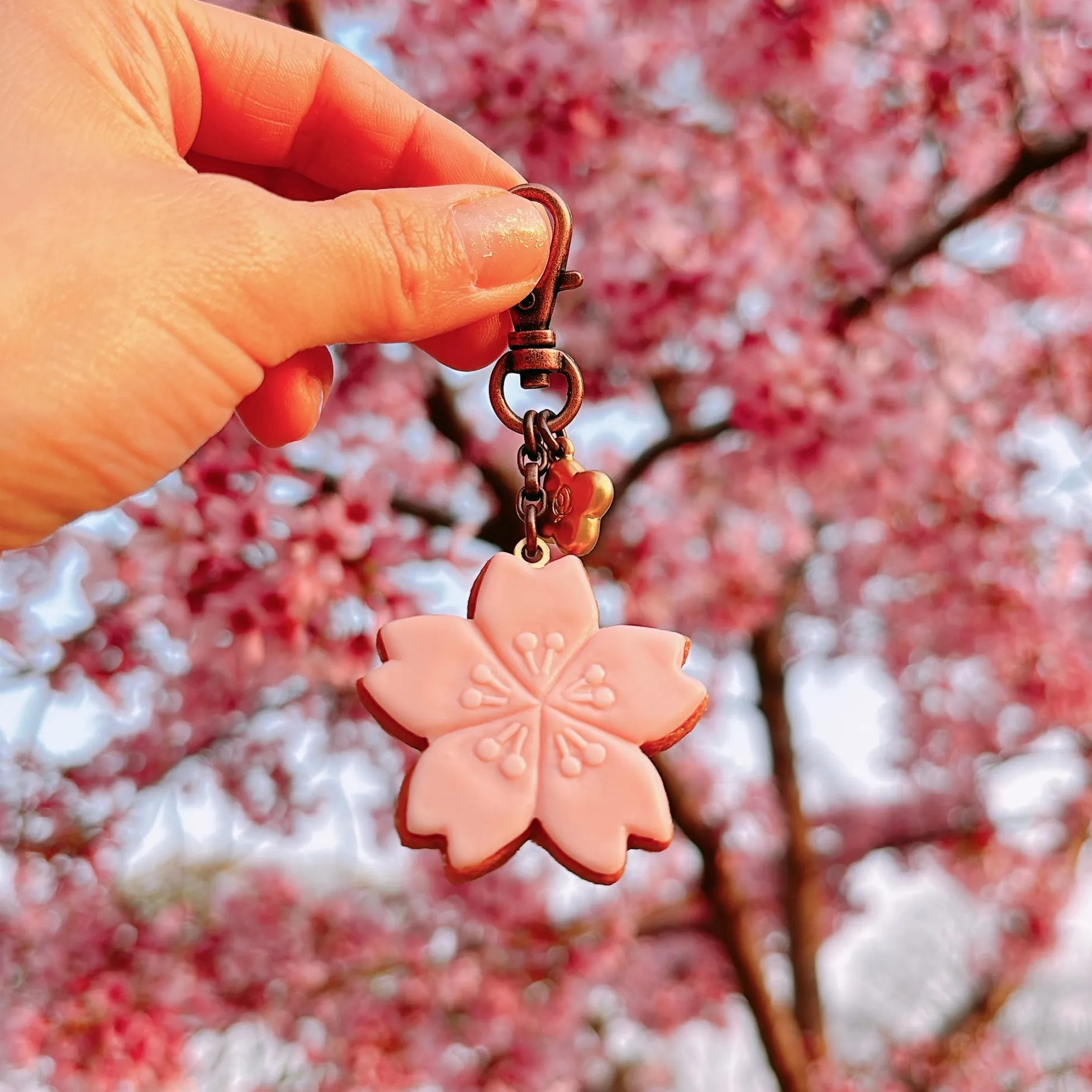 SAKURA Sugar Cookie Bag Charm【Japan Jewelry】