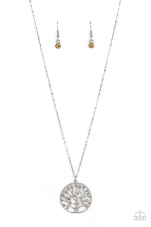 Save the MONEY Trees Brown Paparazzi Necklace