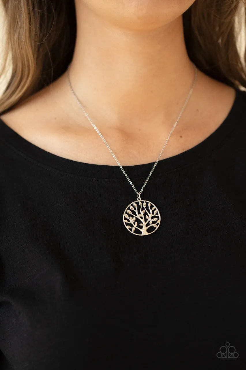 Save the MONEY Trees Brown Paparazzi Necklace