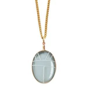 Scarab Quartz Necklace