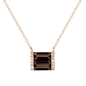 Shine  Smokey Quartz Necklace