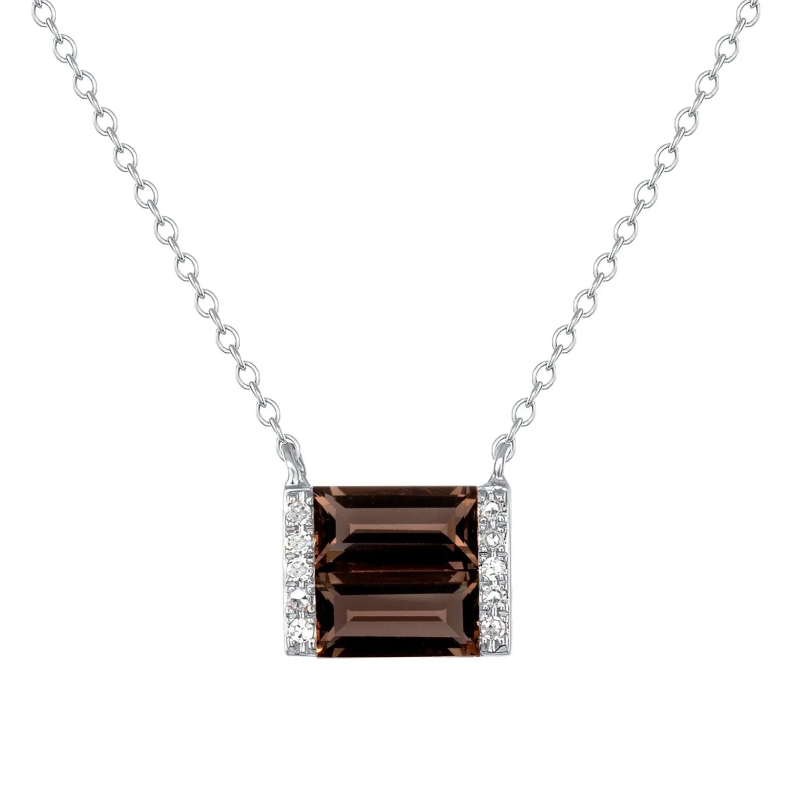 Shine  Smokey Quartz Necklace