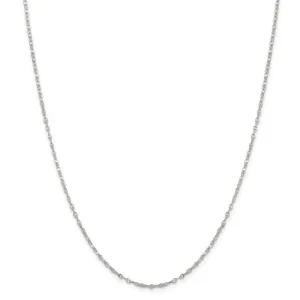 Silver Polished 1.75-mm Flat Anchor Link Chain