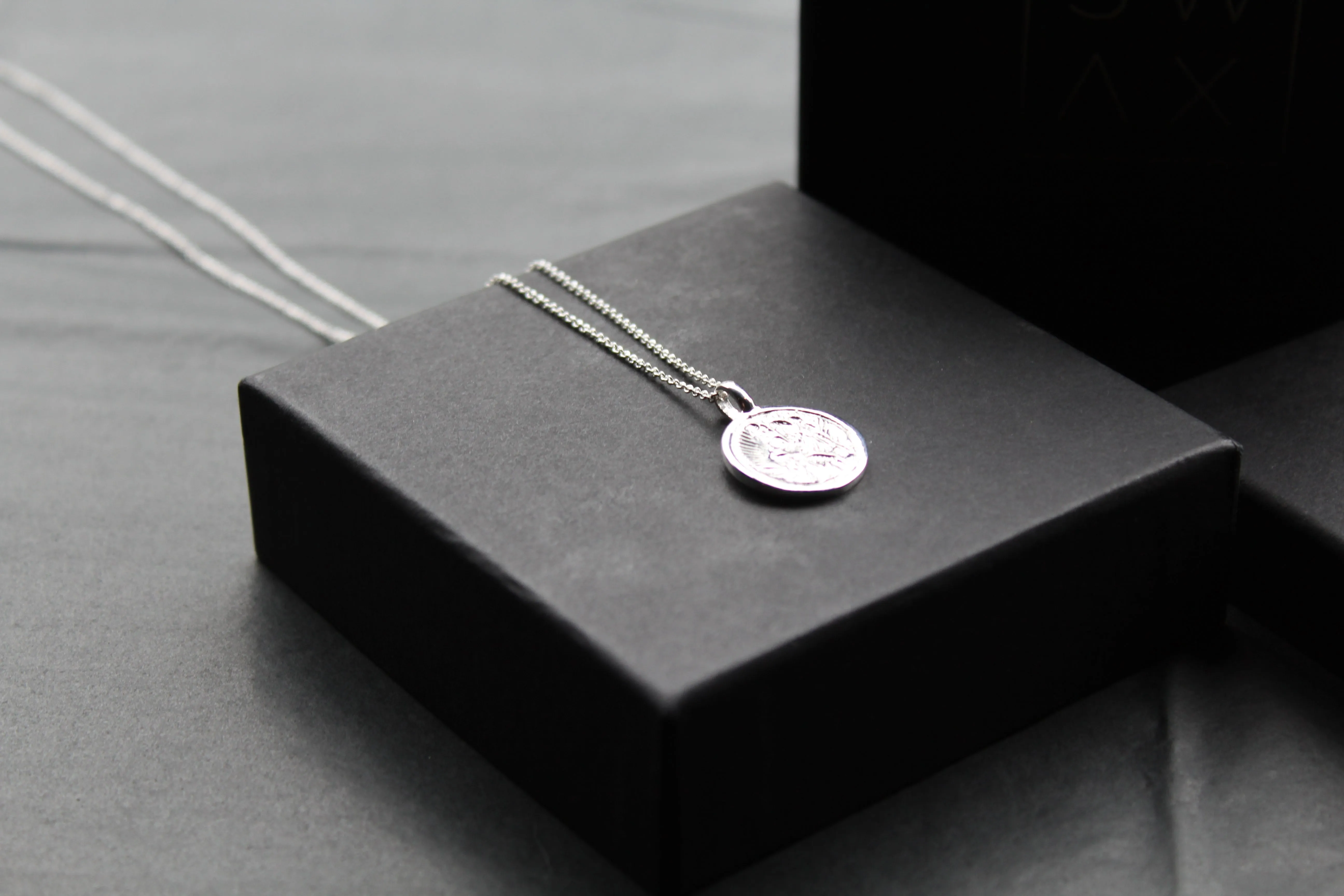 Silver St Christopher with Chain