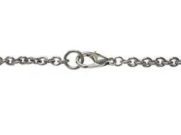 Silver Toned Etched Submarine Torpedo Pendant Necklace