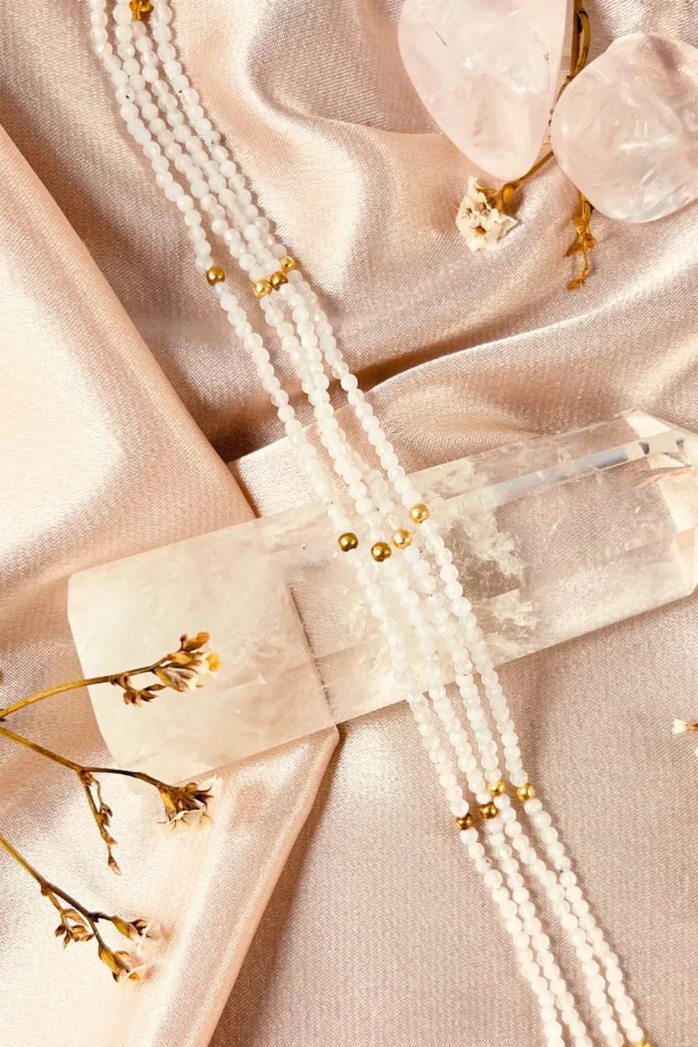 Sivalya Clear Quartz Beads Necklace