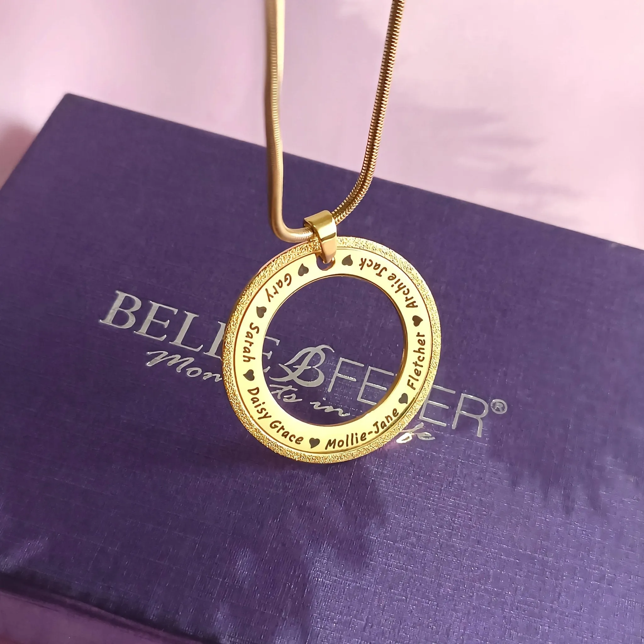 Sparkling Circle of Trust Necklace