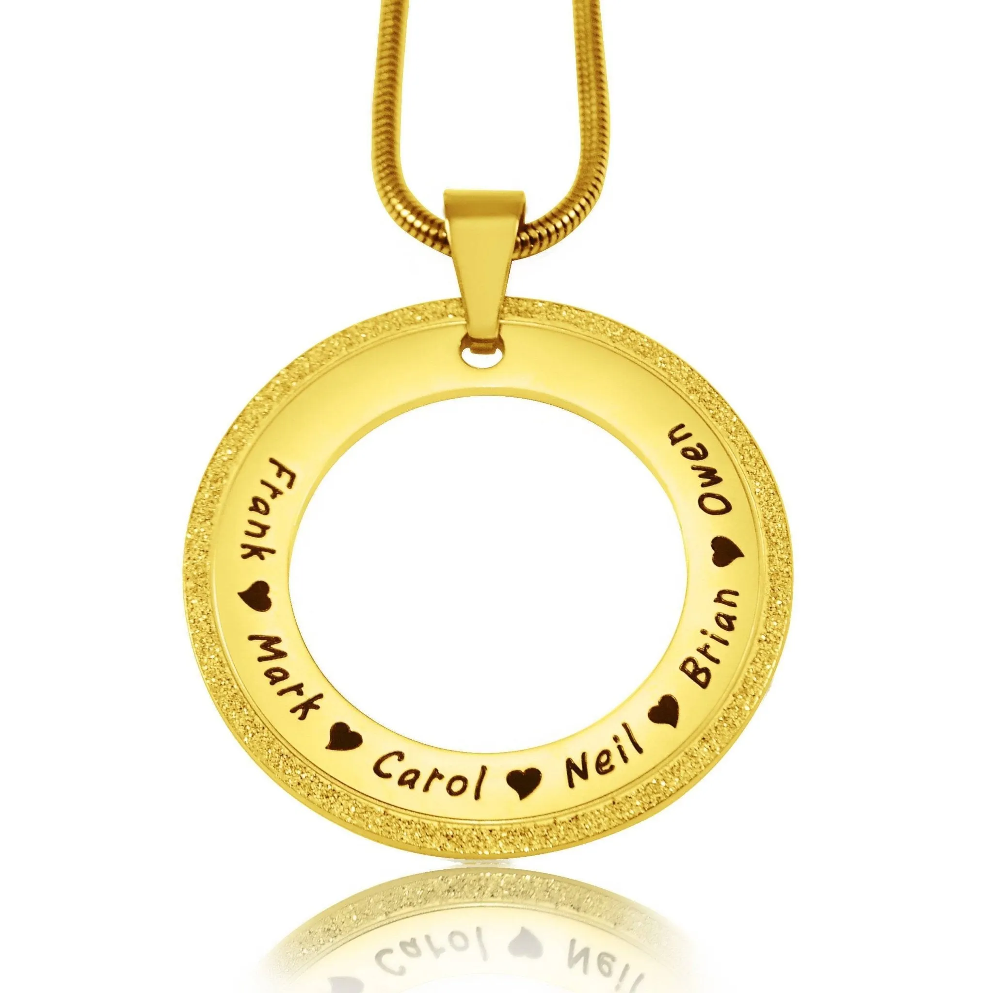 Sparkling Circle of Trust Necklace