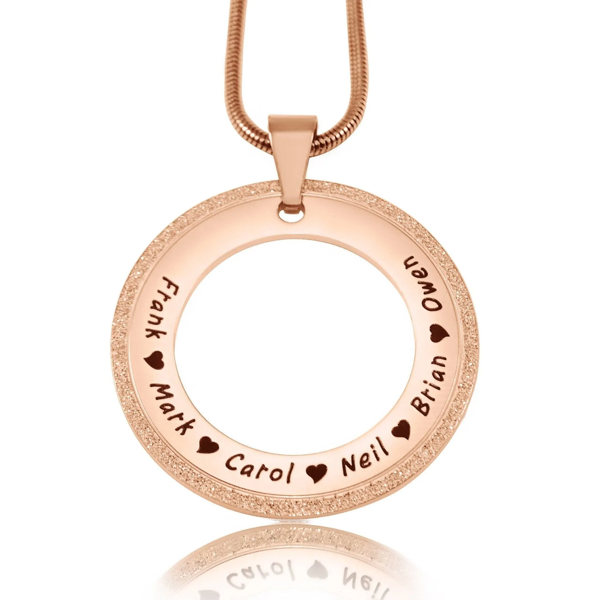 Sparkling Circle of Trust Necklace