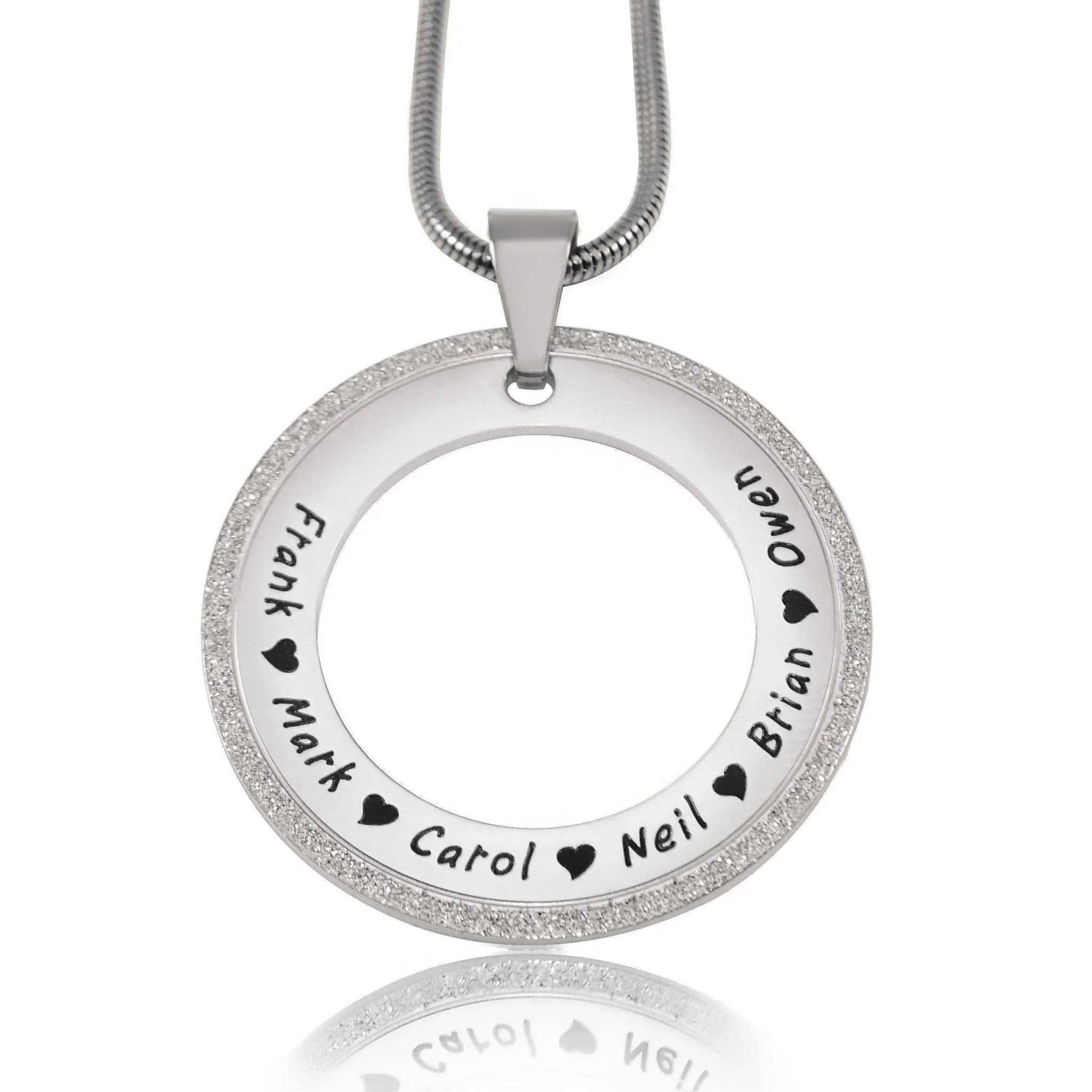 Sparkling Circle of Trust Necklace