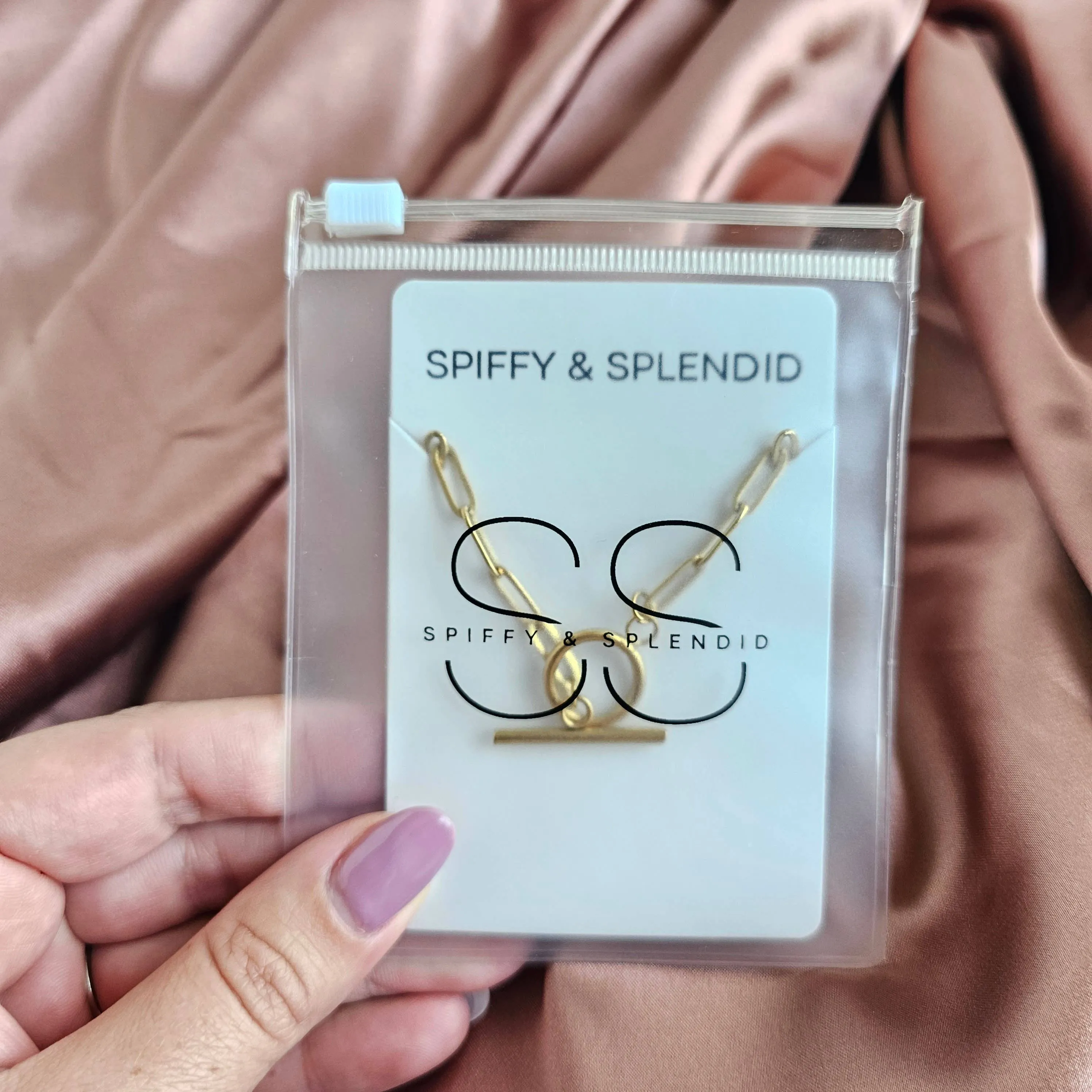 Spiffy & Splendid - Luxe Gold Paper Clip Chain - 18"