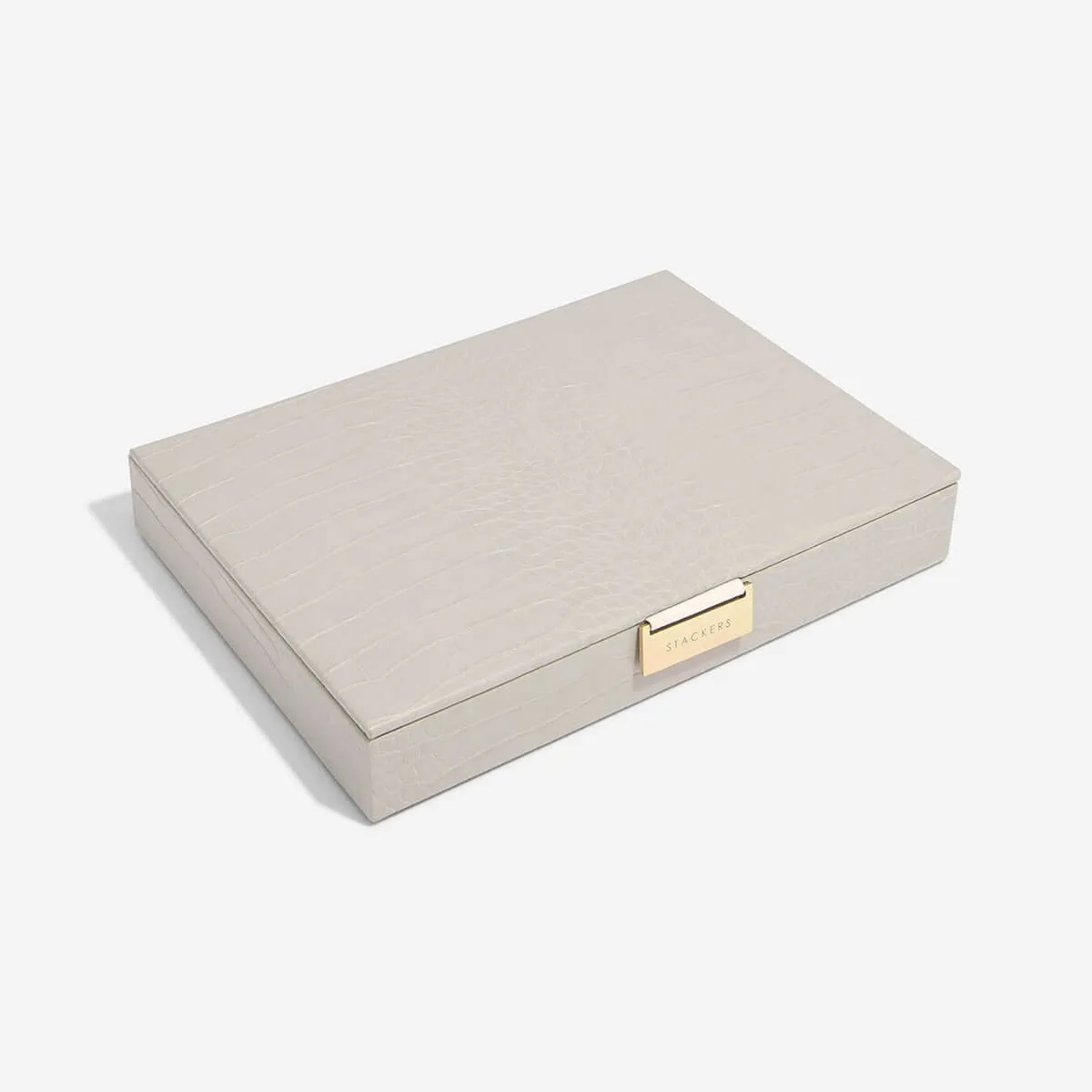 Stackers Classic Jewellery Box (Lid) - Putty Croc