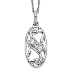 Sterling Silver Best Friends Forever Necklace