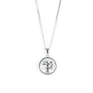 Sterling Silver Family Tree Pendant Necklace