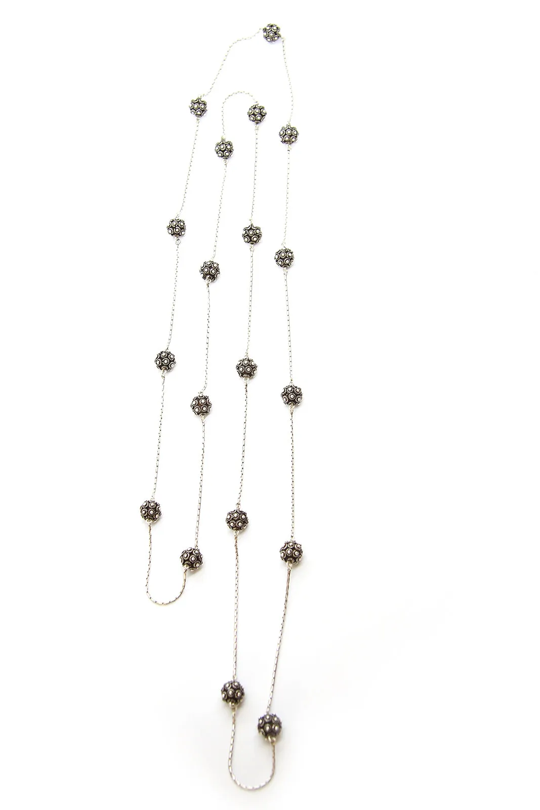 Sterling Silver Laos Wrap Necklace