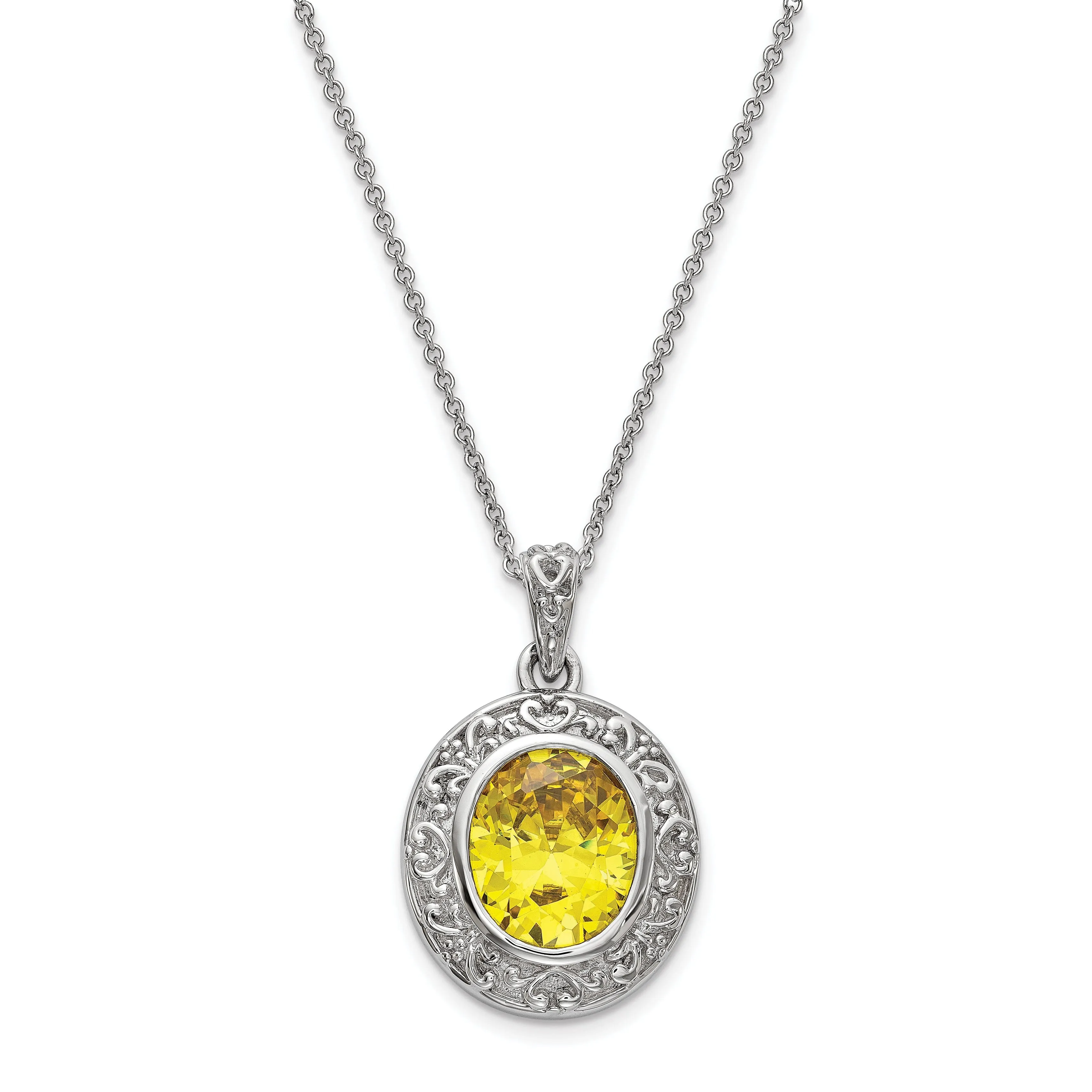 Sterling Silver Old Friends Are Golden Necklace