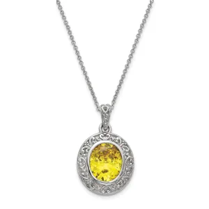 Sterling Silver Old Friends Are Golden Necklace